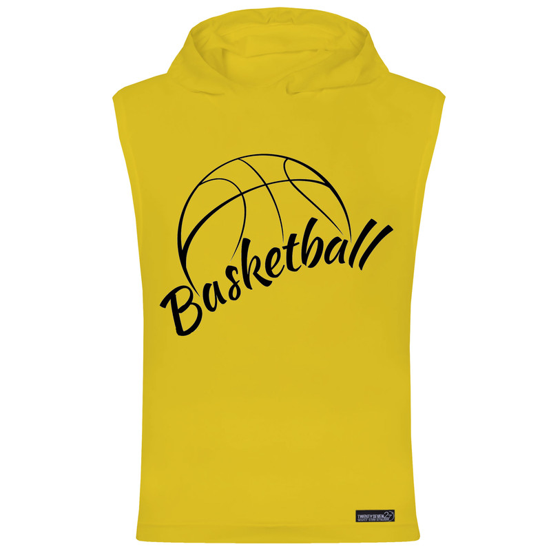 تاپ کلاه دار مردانه 27 مدل Basketball Black 1 کد MH297