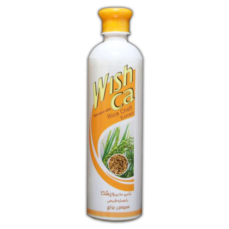 شامپو مو ویشکا مدل سبوس برنج حجم 600 میلی گرم