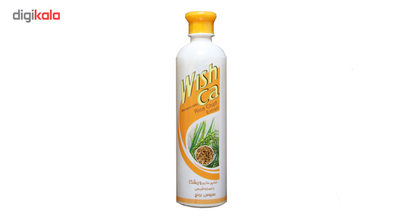 شامپو مو ویشکا مدل سبوس برنج حجم 600 میلی گرم