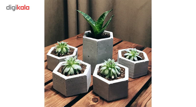 گلدان بتنی هوم سی کد D8