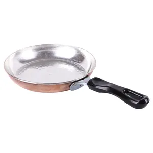 ماهیتابه مسی سنونی طرح ساده مدل 05-06 قطر 19