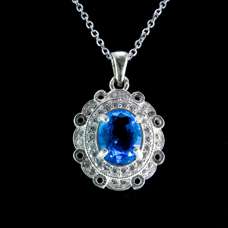 نیم ست نقره زنانه کد AV137