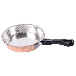 ماهیتابه مسی سنونی طرح کنگره‌دار منظم مدل 06-06 قطر 15