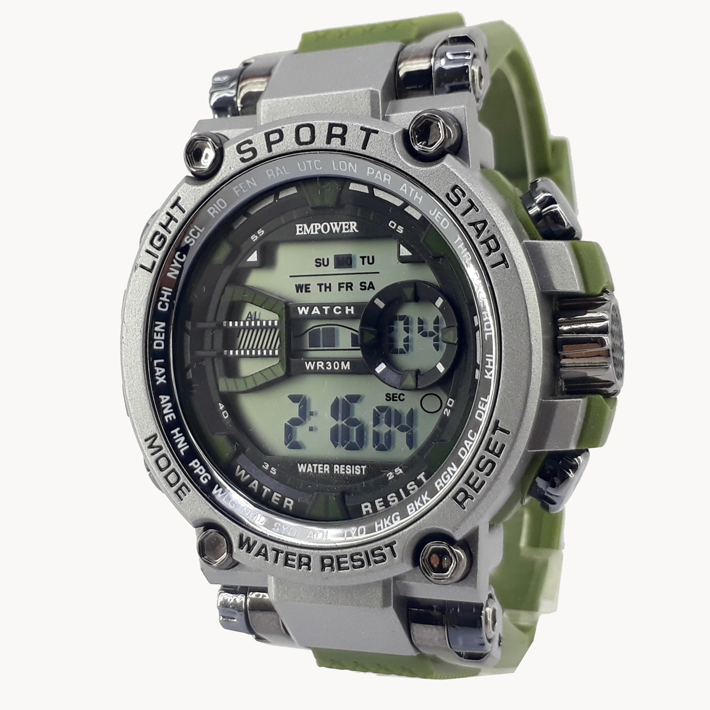 ساعت مچی دیجیتال مردانه امپاور مدل اکسپونی کد sabz1