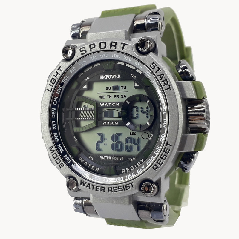 ساعت مچی دیجیتال مردانه امپاور مدل اکسپونی کد sabz1