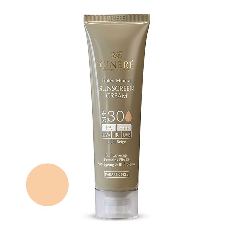کرم ضد آفتاب رنگی سینره مدل SPF30 مناسب انواع پوست حجم 50 میلی لیتر کرم ضد آفتاب رنگی سینره مدل SPF30 مناسب انواع پوست حجم 50 میلی لیتر
