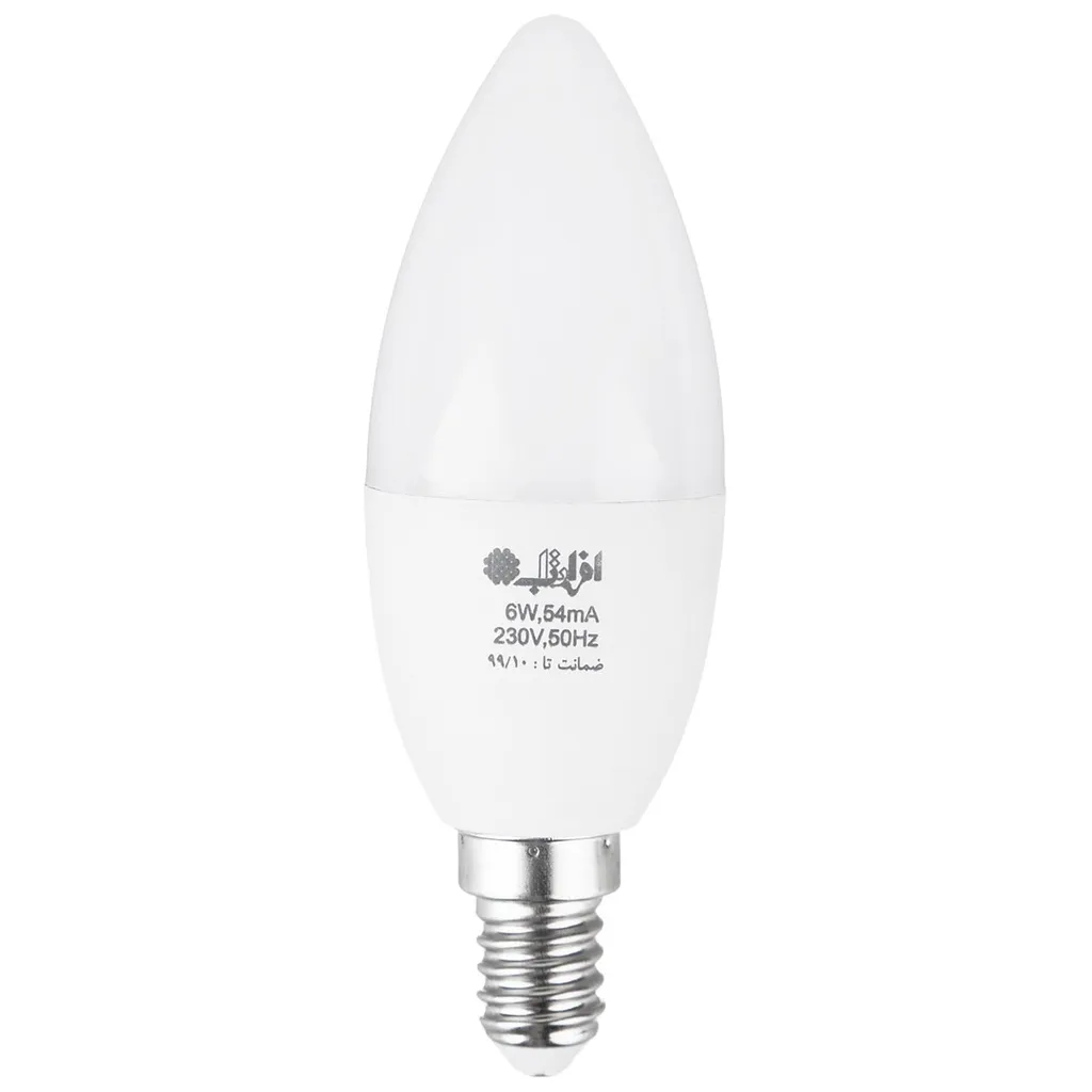 لامپ ال ای دی 6 وات افراتاب شمعی مدل AF-C37-6W پایه E14