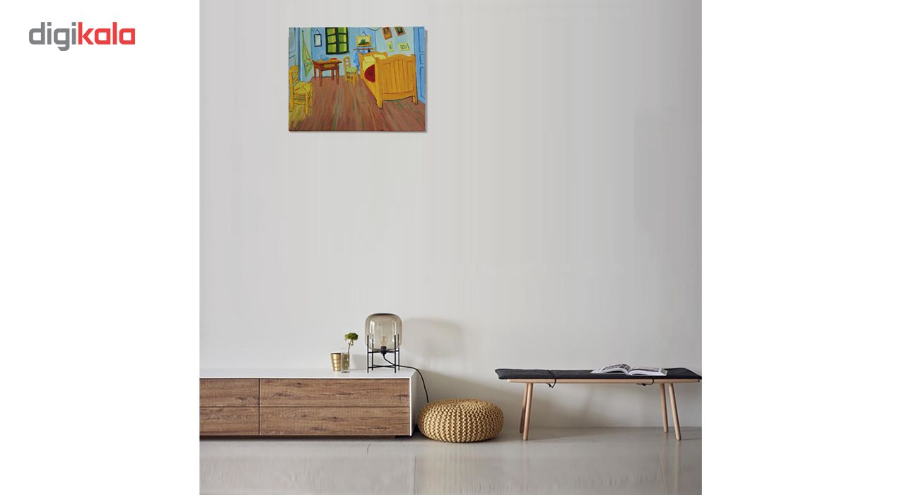 تابلو نقاشی رنگ‌ روغن اتاق آرل اثر وینسنت ونگوگ 