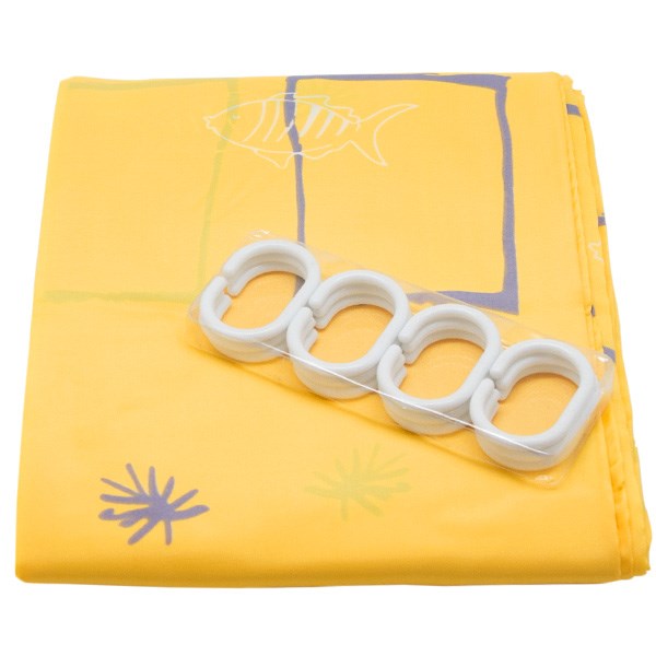 پرده حمام 200 × 140 رزین تاژ طرح مسافرت 1
