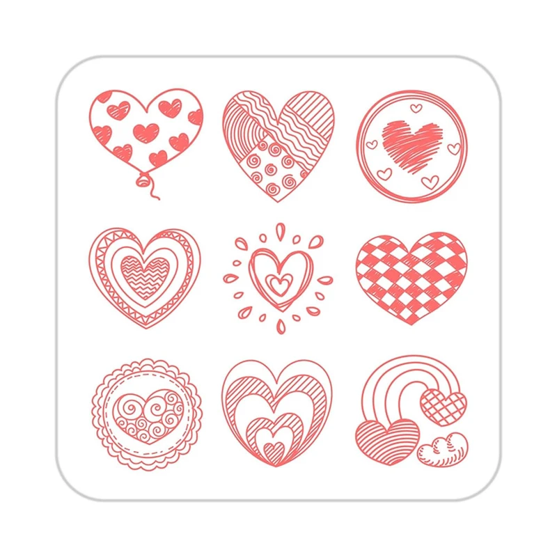 زیر لیوانی کاکتی طرح عاشقانه مدل mp37808