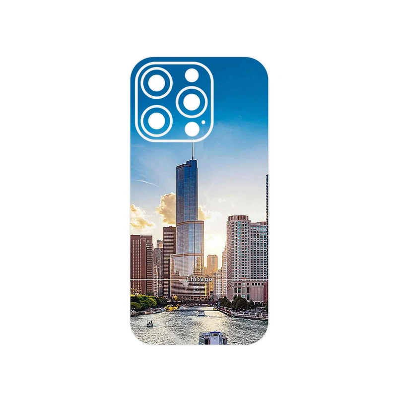 برچسب پوششی ماهوت مدل City of Chicago مناسب برای گوشی موبایل اپل iPhone 14 Pro