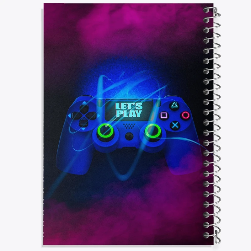 دفتر مشق 50 برگ خندالو طرح گیمر کد F2383