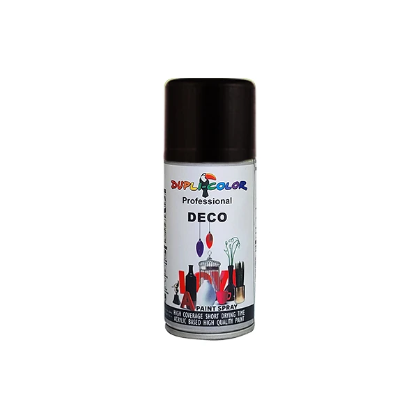 اسپری رنگ مشکی دوپلی کالر مدل DECO حجم 150 میلی لیتر