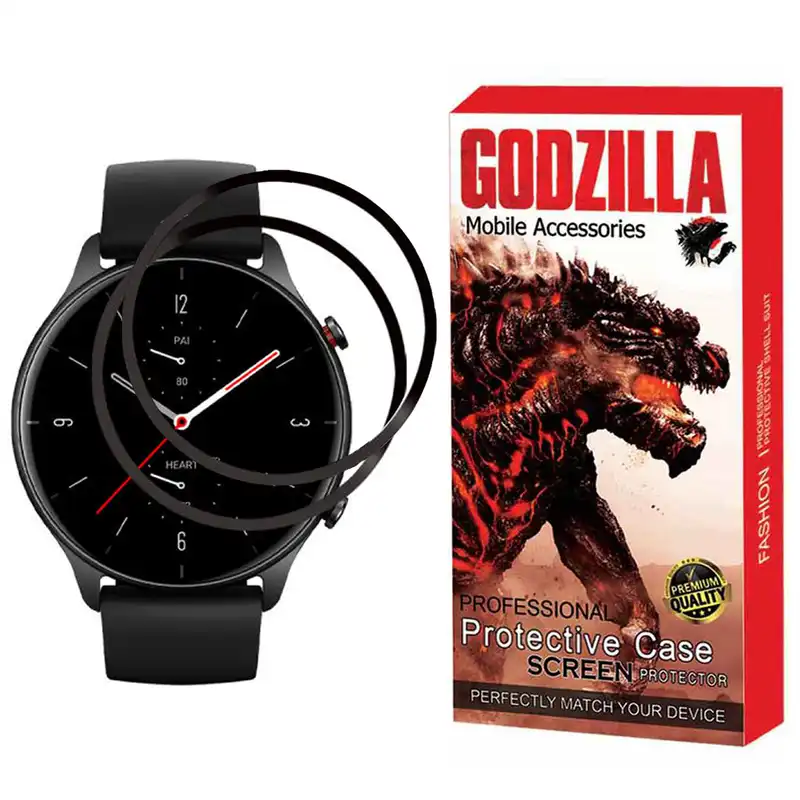 محافظ صفحه نمایش گودزیلا مدل G-PMMA مناسب برای ساعت هوشمند امیزفیت GTR 2 بسته 2 عددی