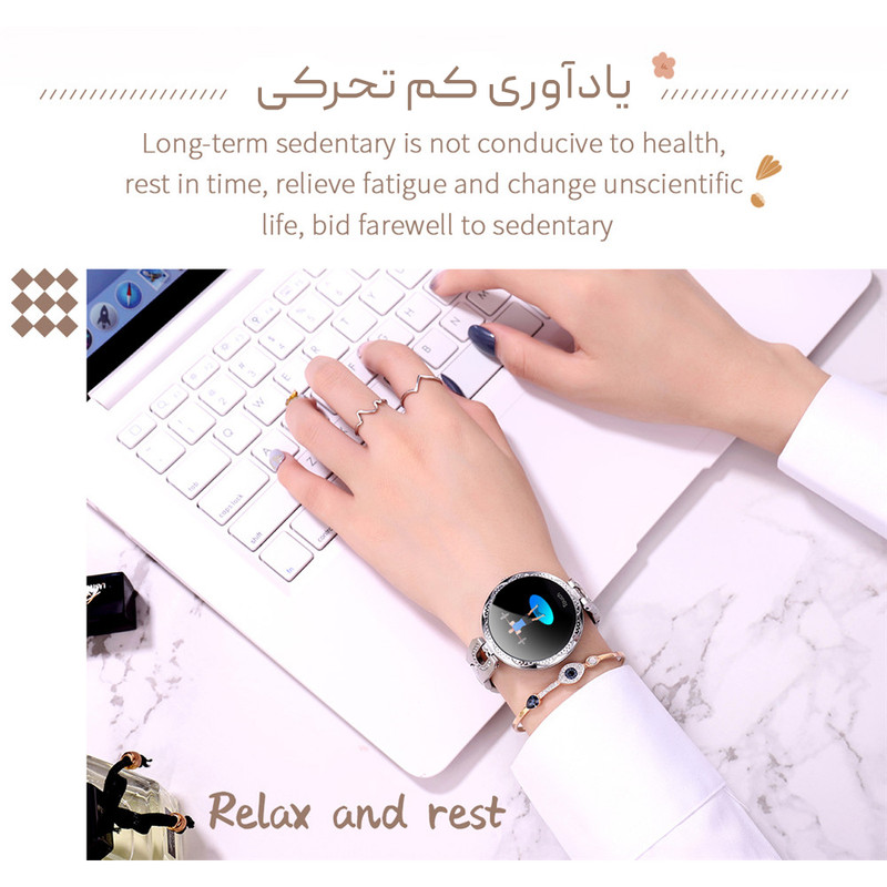 ساعت هوشمند مدل AK15 Radiant