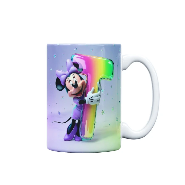 ماگ مدل حروف الفبا طرح میکی موس کد 1492