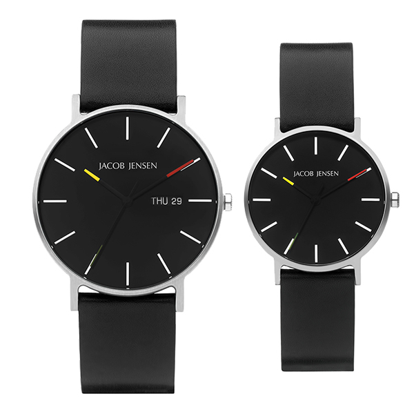 ست ساعت مچی عقربه ای زنانه و مردانه جیکوب جنسن مدل Timeless Nordic 162-172