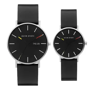 ست ساعت مچی عقربه ای زنانه و مردانه جیکوب جنسن مدل Timeless Nordic 162-172