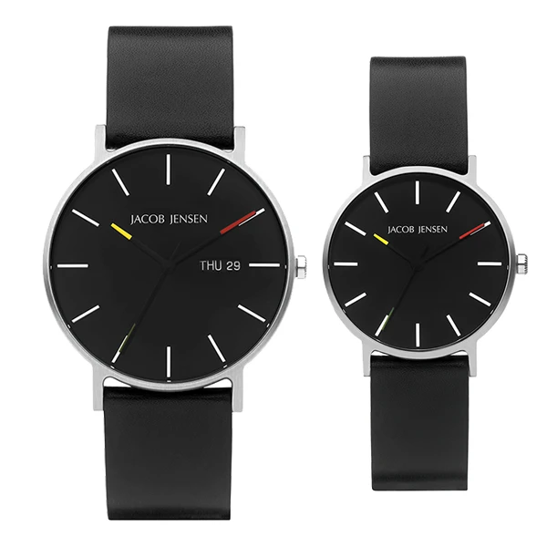 ست ساعت مچی عقربه ای زنانه و مردانه جیکوب جنسن مدل Timeless Nordic 162-172