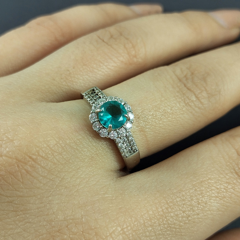 انگشتر نقره زنانه سلین کالا مدل توپاز کد 33