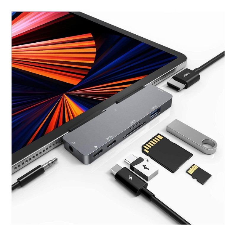 هاب 7پورت usb-c مدل Eishab 1