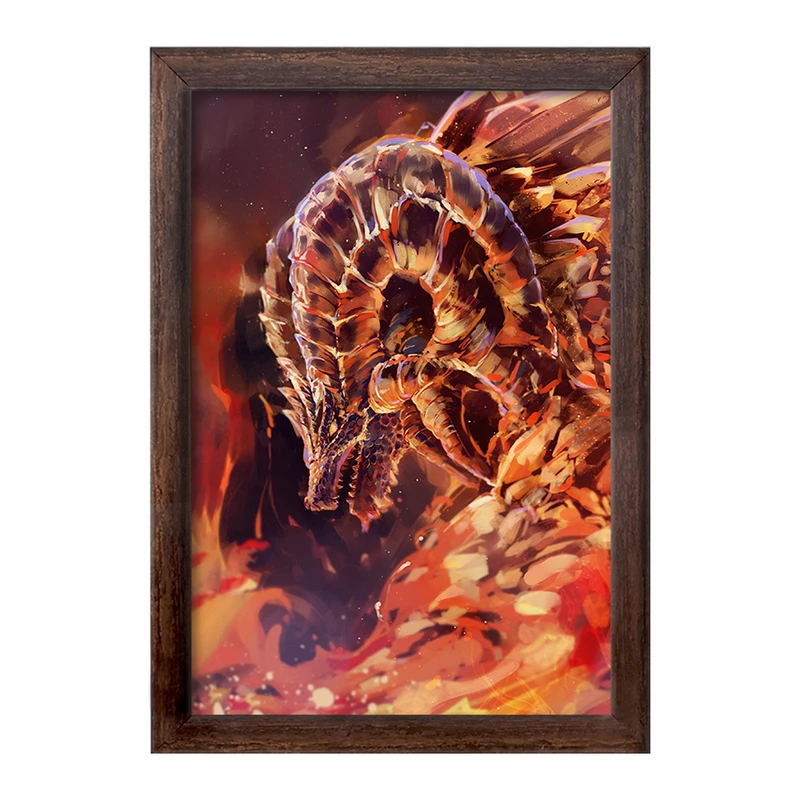 تابلو خندالو طرح بازی شکارچی هیولا (Monster Hunter) کد 33235