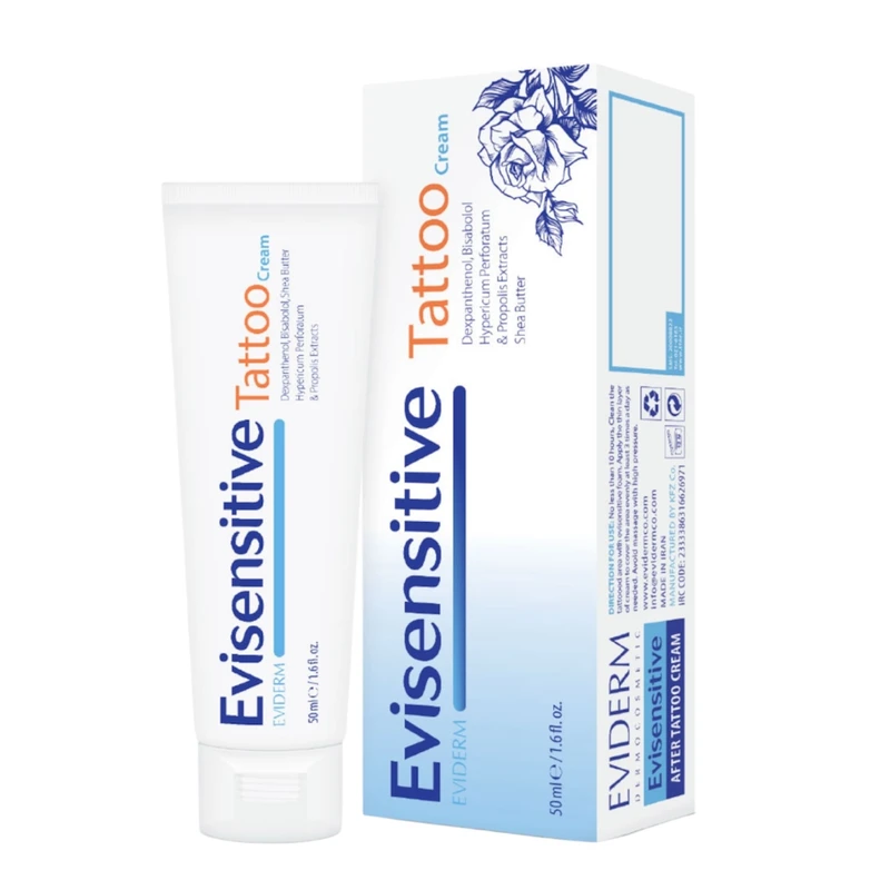 کرم ترمیم کننده اویدرم مدل tattoo مناسب برای انواع پوست حجم 50 میلی لیتر