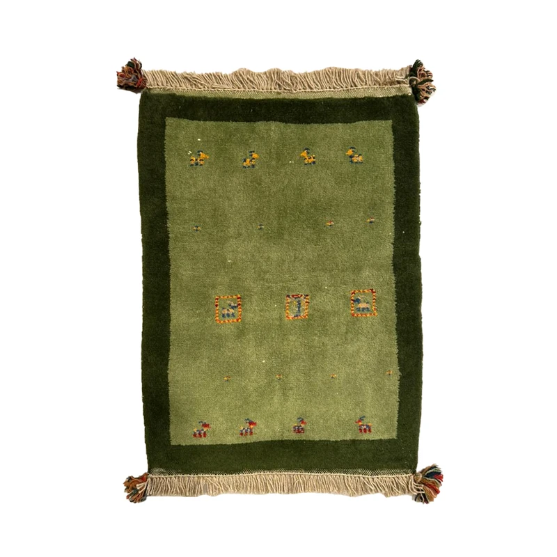  گبه فرش دستباف نیم متری  مدل بافت قشقای شیراز کد NKP-sgp17