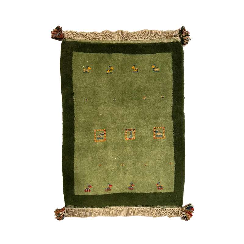 گبه فرش دستباف نیم متری  مدل بافت قشقای شیراز کد NKP-sgp17