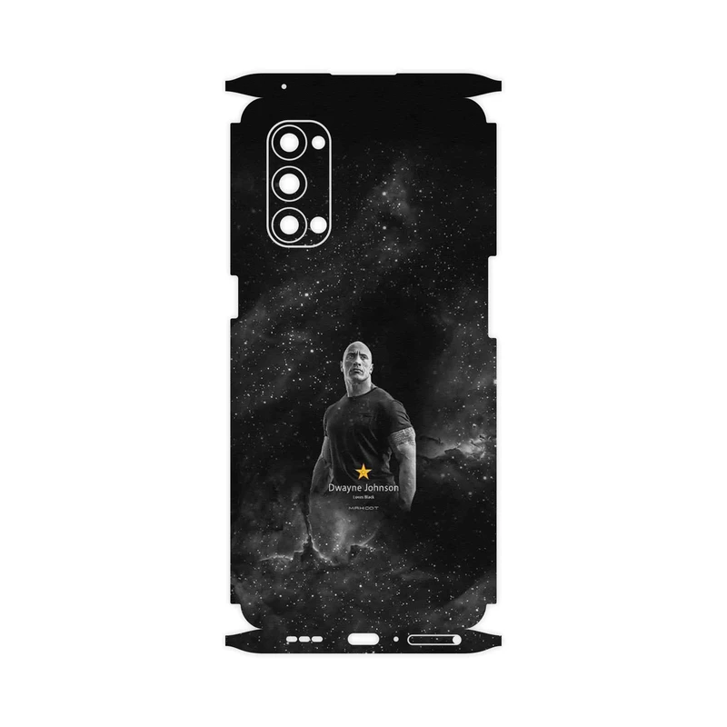 برچسب پوششی ماهوت مدل Dwayne Johnson-FullSkin مناسب برای گوشی موبایل اپو Reno4 Pro 5G