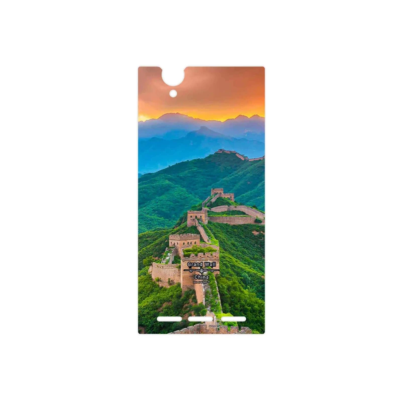 برچسب پوششی ماهوت مدل China Grand Wall مناسب برای گوشی موبایل سونی Xperia T2 Ultra