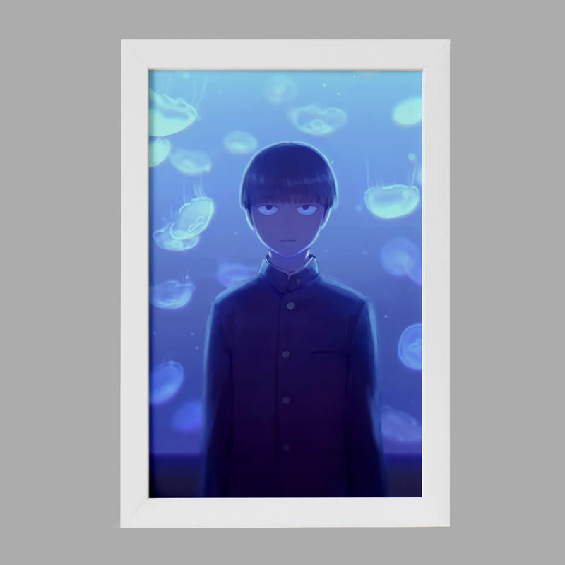 تابلو خندالو مدل شییکو انیمه موب سایکو Mob Psycho 100 کد 24456