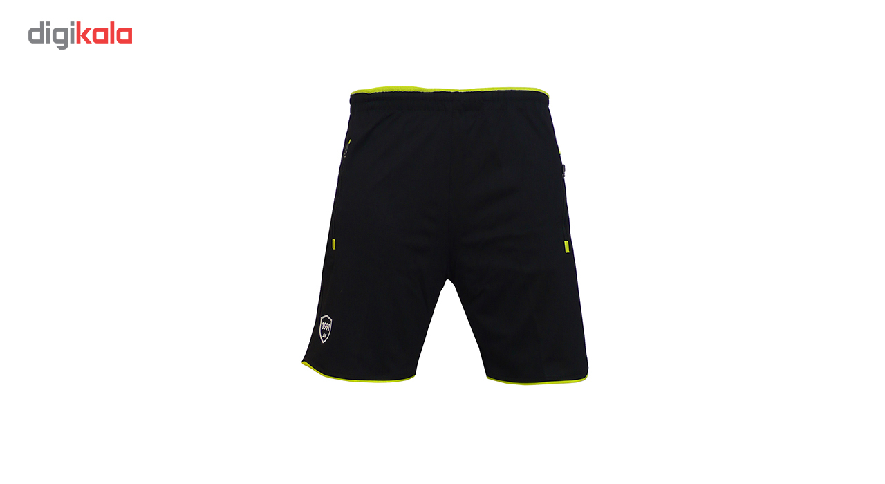 شلوارک ورزشی مردانه 1991 اس دبلیو مدل Training Sport Shorts Blackyellow