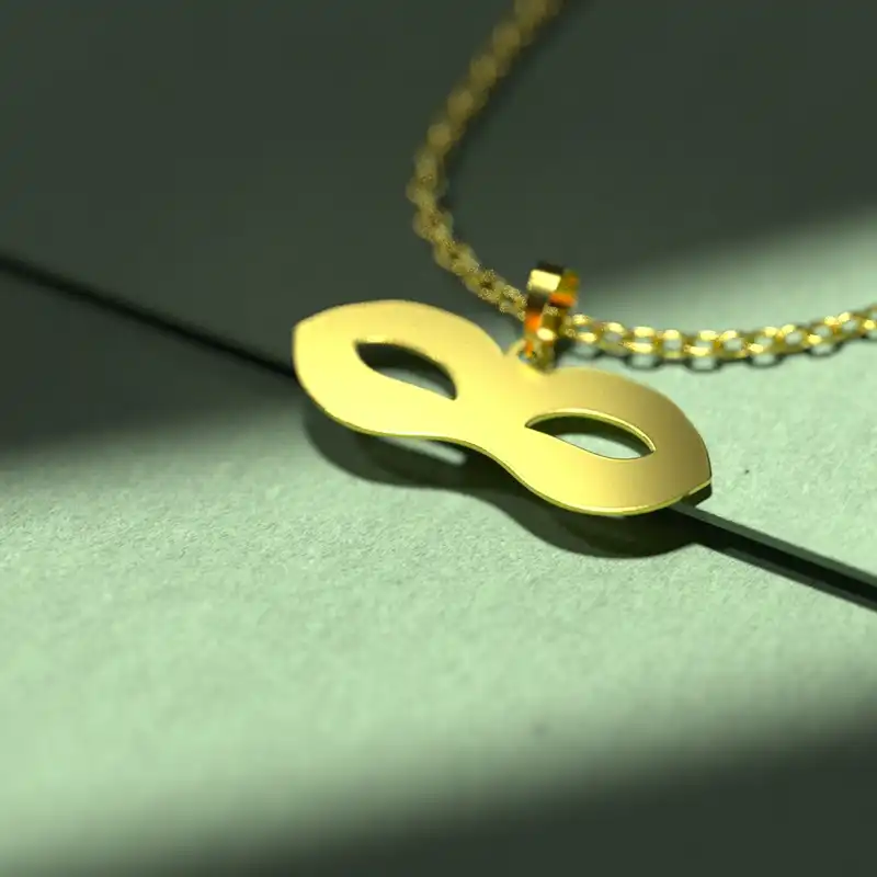 گردنبند طلا 18 عیار زنانه مدوپد مدل هالووین کد G3-1-1201