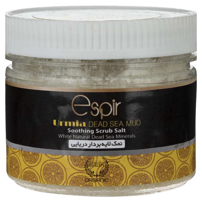 نمک لایه‌بردار دریایی اسپیر مدل Lemon مقدار 500 گرم