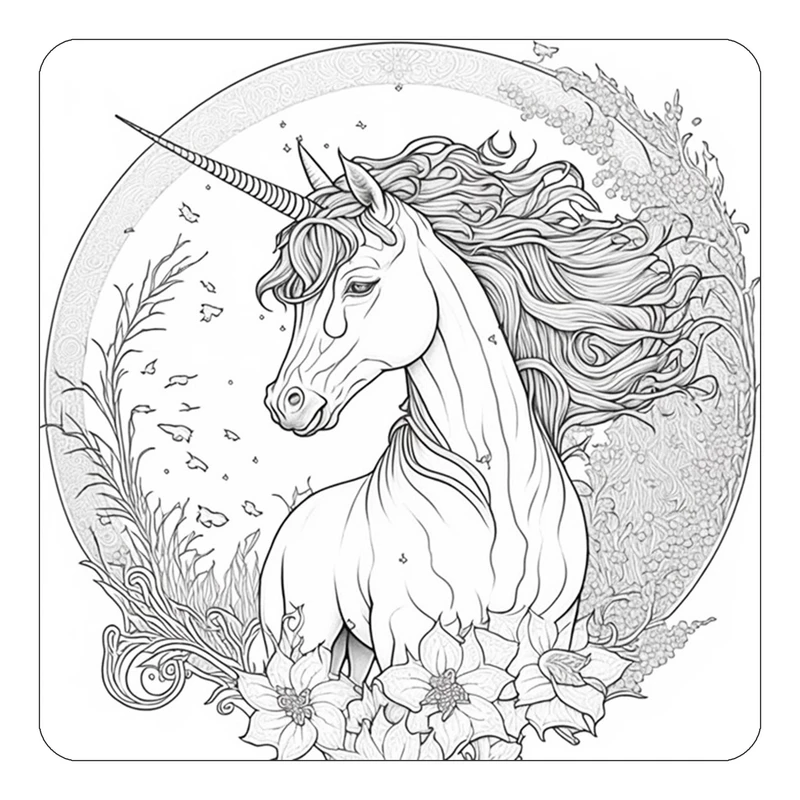 مگنت کاکتی طرح اسب تک شاخ و یونیکورن مدل mp30341