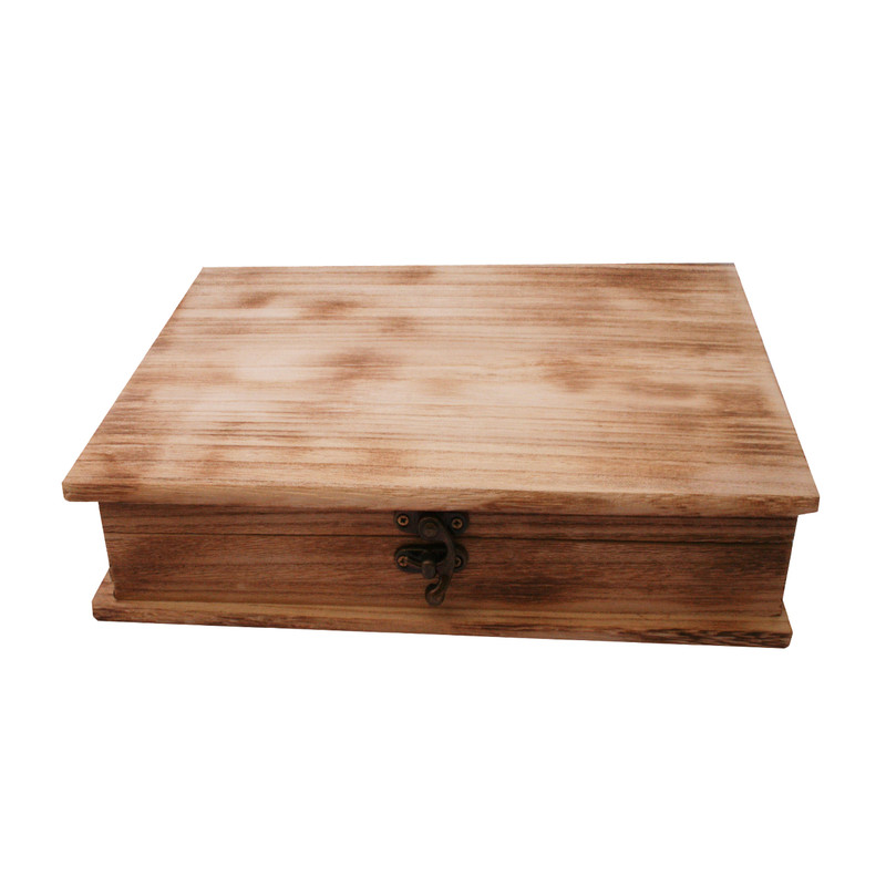 جعبه هدیه قفل دار مدل hedie_001 رنگ قهوه ای روشن