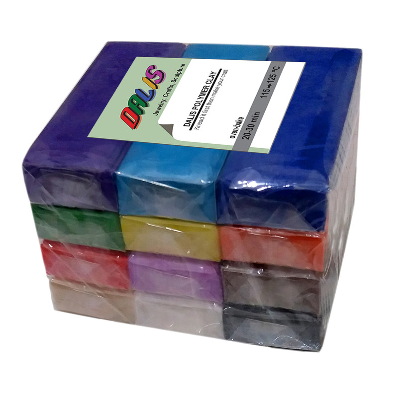 خمیر مجسمه سازی دالیس کد D1025 بسته 12 عددی