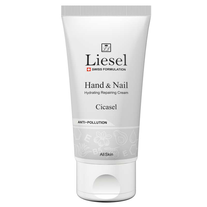 کرم مرطوب کننده دست و ناخن لایسل مدل Cicasel حجم 50 میلی لیتر بسته 2 عددی