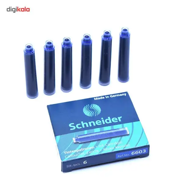 کارتریج جوهر اشنایدر مدل 660 - بسته 6 عددی
