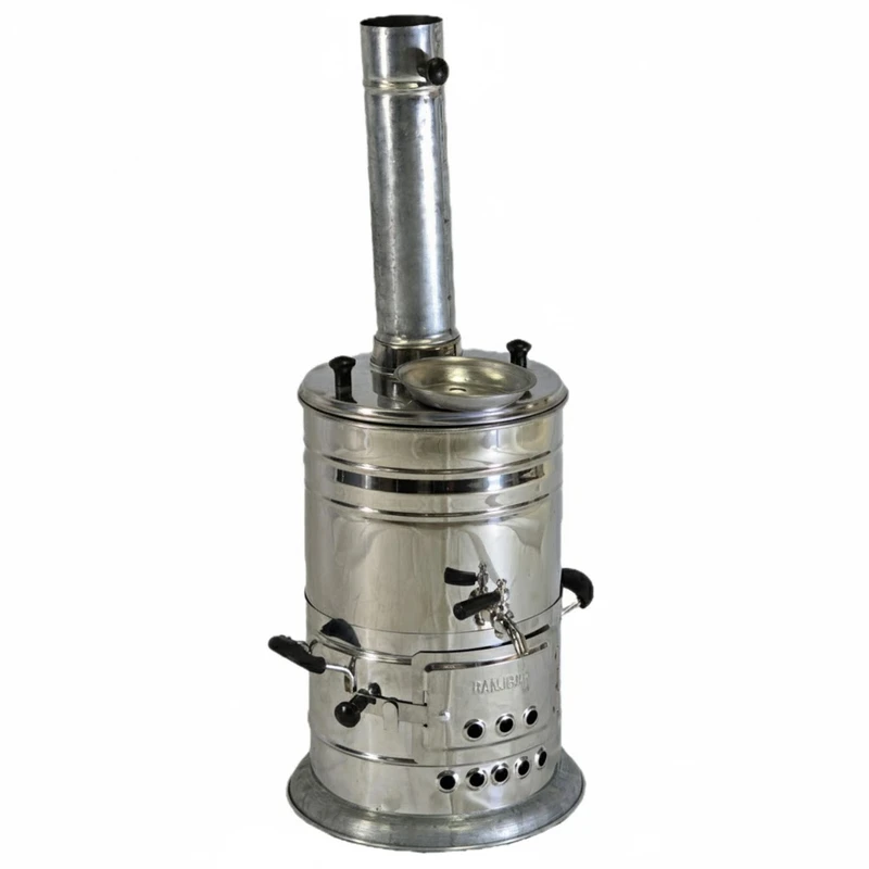 سماور زغالی مدل 666 گنجایش 8 لیتر