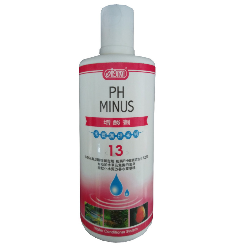 محلول کاهش دهنده  ph آب آکواریوم ایستا حجم 500 میلی لیتر