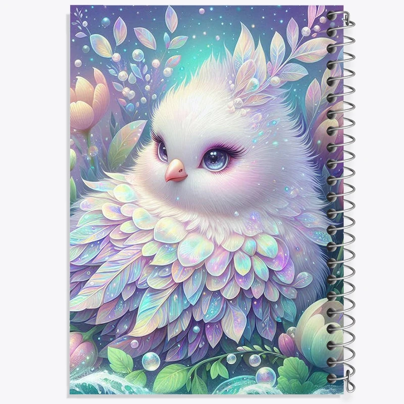 دفتر مشق 50 برگ خندالو طرح جوجه کیوت کد F2049