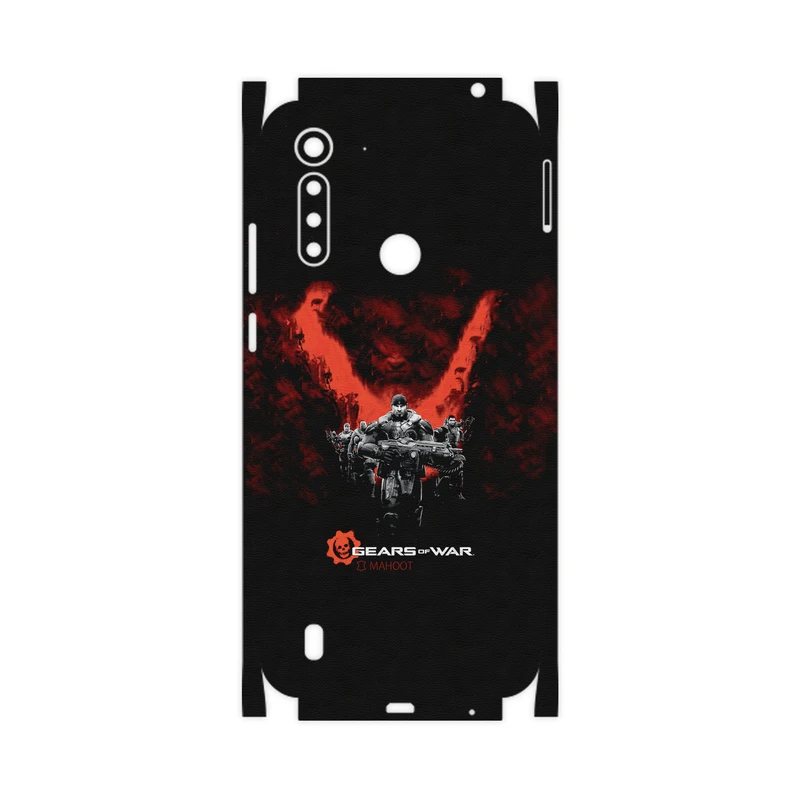برچسب پوششی ماهوت مدل GEARS-OF-WAR-Game-FullSkin مناسب برای گوشی موبایل موتورولا Moto G8 Power Lite