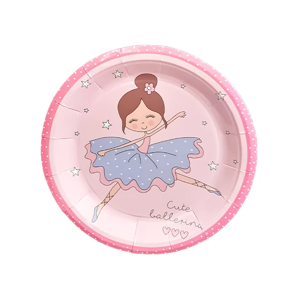 پیش دستی یکبار مصرف مدل بالرین کد 01 مجموعه 10 عددی