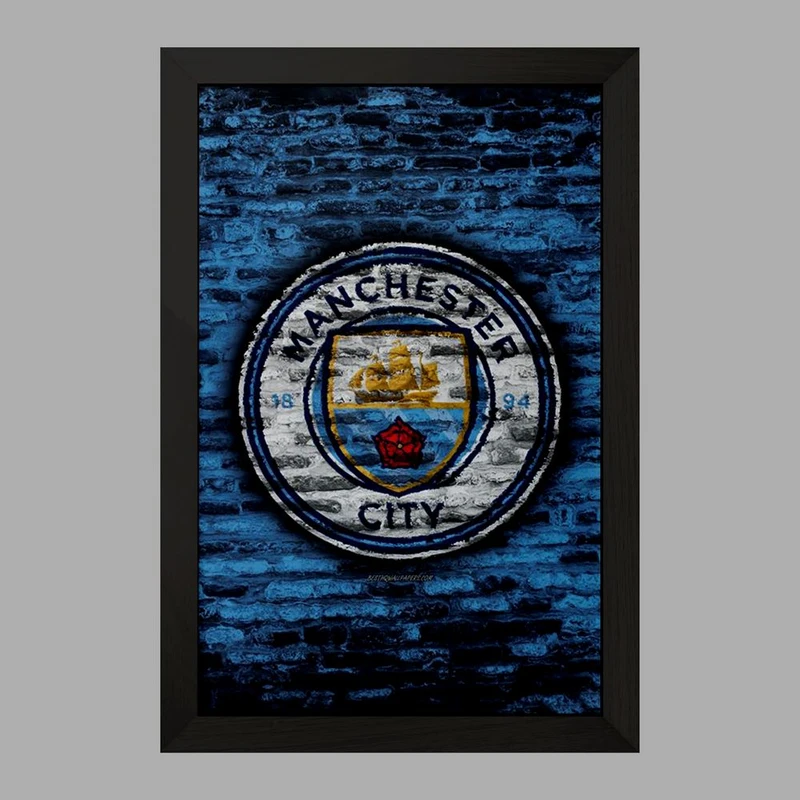 تابلو خندالو مدل باشگاه منچستر سیتی کد 26773
