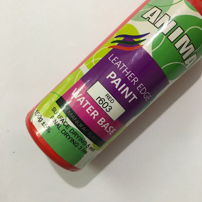 رنگ قرمز لبه چرم آنیما کد R603 وزن 150 گرم