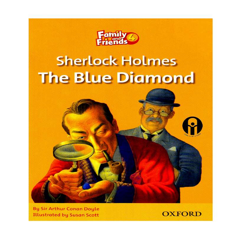 کتاب Sherlock Holmes The Blue Diamond اثر  Sir Arthur Conan Doyle انتشارات الوندپویان 