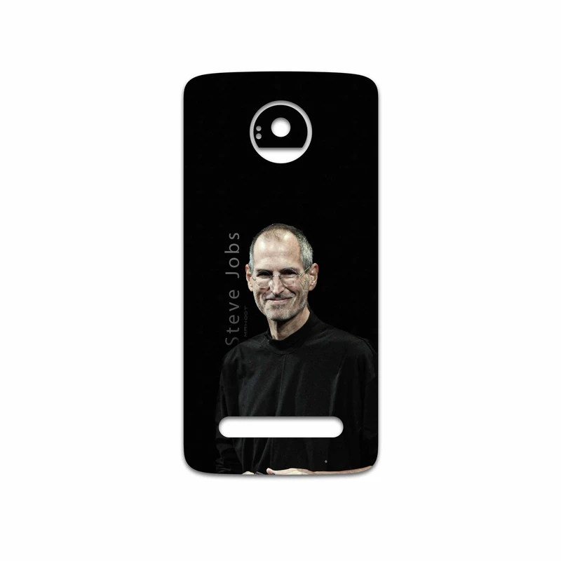 برچسب پوششی ماهوت مدل Steve Jobs مناسب برای گوشی موبایل موتورولا Moto Z2 Play
