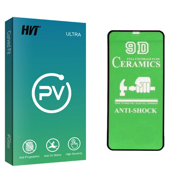 محافظ صفحه نمایش 9D اچ وی تی مدل PV glass مناسب برای گوشی موبایل اپل Iphone XR/11